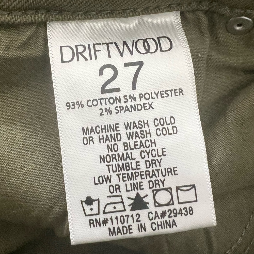 Driftwood 
Collette Roads End plaid cuff crop jeans size 27 - Picture 5 of 11